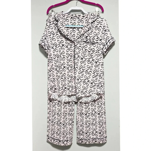 Kate Spade Bow Print Pajama Set - Picture 1 of 8